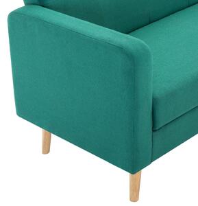 VidaXL zöld szövet kanapé