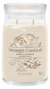 Yankee Candle Signature Warm Cashmer illatgyertya, nagy üvegben, 567 g