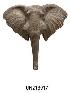 Dekoráció falra műgyanta 60x14x60 elefánt