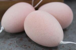Rózsaszín tojások 15db 6cm