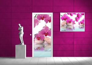 Poszter tapéta ajtóra Orchids 2 öntapadós 91 x 211 cm öntapadós 91 x 211 cm