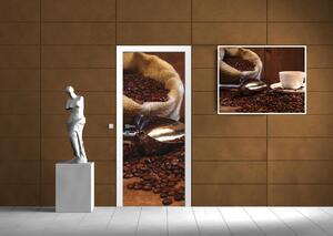 Poszter tapéta ajtóra Coffee beans vlies 91 x 211 cm vlies 91 x 211 cm