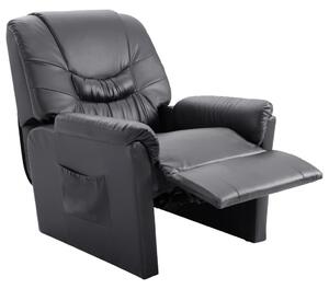 VidaXL szürke műbőr dönthető szék