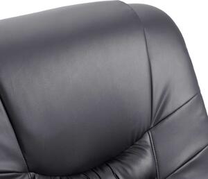 VidaXL szürke műbőr dönthető szék