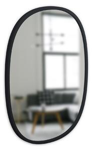HUB tükör ovális 45x60 cm fekete