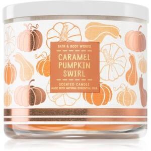 Bath & Body Works Caramel Pumpkin Swirl illatos gyertya I. 411 g