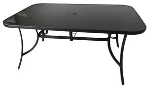 ROJAPLAST Kerti asztal 1012T-1 Fekete 150 x 90 cm