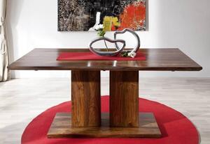 Massziv24 - BARON asztal 220x100cm, masszív indiai paliszander