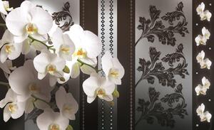 Poszter tapéta Twigs orchid papír 368 x 254 cm papír 368 x 254 cm