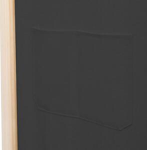 VidaXL szürke 6-paneles szövetparaván 240 x 170 x 4 cm