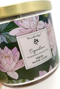 Illatgyertya, Signature Collection, 410 g, Woodbridge - Fresh Water Lilies