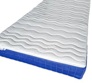Ortho-Sleepy Relax 20 cm magas habrugós +7 Zónás ortopéd matrac kék színben / 200x200 cm