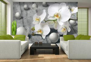 3D Poszter tapéta Orchidea vlies 152,5 x 104 cm vlies 152,5 x 104 cm