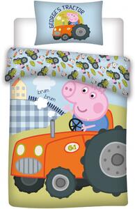 Peppa malac Gyerek ágyneműhuzat traktor