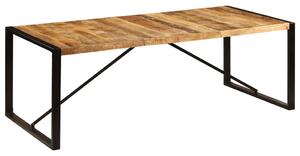VidaXL tömör mangófa étkezőasztal 220 x 100 x 75 cm