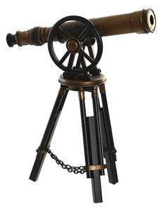 Vintage teleszkóp dekoráció - Prémium - 25 cm
