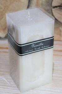 Krémszínű Vanillia illatgyertya 14,5cm