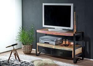 INDUSTRY TV asztal 100x60 cm, öregfa