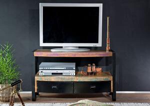 Massziv24 - INDUSTRY TV asztal 100x60 cm, öregfa
