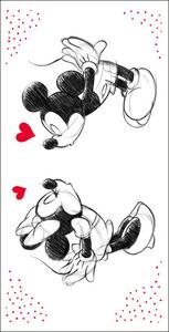 Disney Minnie Mickey fürdőlepedő, strand törölköző 70*140cm