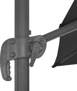 VidaXL antracitszürke kültéri napernyő hordozható talppal