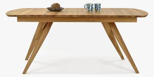 Bővíthető tömör tölgyfa asztal, Anor
