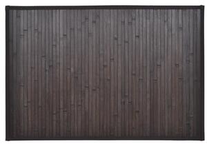 VidaXL 4 db sötétbarna bambusz fürdőszobaszőnyeg 40 x 50 cm