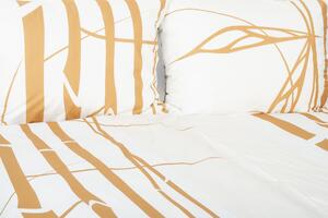 Glamonde luxus pamut szatén ágyneműhuzat Bambus cipzárral 140×200 cm