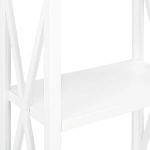 VidaXL fehér egyfiókos MDF könyvespolc 60 x 30 x 170 cm