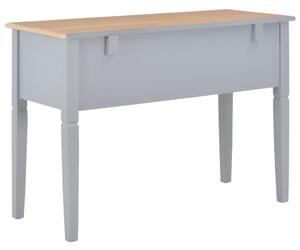 VidaXL szürke fa íróasztal 109,5 x 45 x 77,5 cm