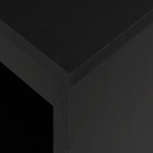 VidaXL fekete bárasztal polccal 110 x 50 x 103 cm