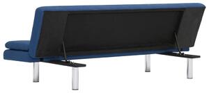 VidaXL kék poliészter kanapéágy két párnával