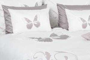 Glamonde luxus pamut szatén ágyneműhuzat Mariposa cipzárral 140×200 cm
