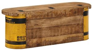 VidaXL tömör újrahasznosított fa tárolópad/tálaló 120 x 30 x 40 cm