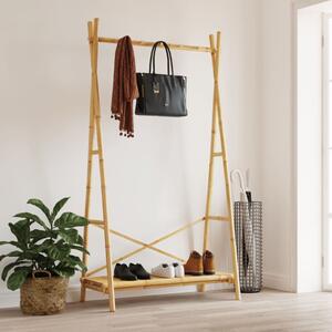 VidaXL bambusz ruhaállvány polccal 102 x 50 x 190 cm