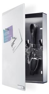 Blomus VELIO kulcstartó szekrény mágneses ajtóval, 30 x 20 cm, fehér