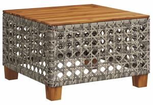 VidaXL 8 részes szürke polyrattan kerti ülőgarnitúra párnákkal