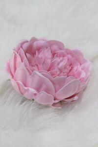 Rózsaszín szappan bazsarózsa 15db 9cm