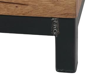 TIROL II. TV asztal 170x56 cm, sötétbarna, tölgy