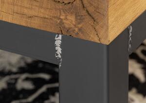 Massziv24 - TIROL Dohányzóasztal 120x70 cm, természetes, tölgyfa