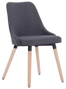 VidaXL 283626 Dining Chairs 2 pcs Dark Grey Fabric