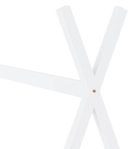 VidaXL fehér tömör fenyőfa gyerekágy-keret 80 x 160 cm