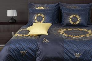 Glamonde luxus pamut szatén ágyneműhuzat Mandala cipzárral 140×200 cm