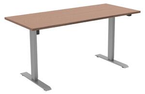 Elex állítható asztal 160×68 sötét szilva