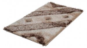Modern Shaggy szőnyeg sötét bézs 60x110 gépi török szőnyeg