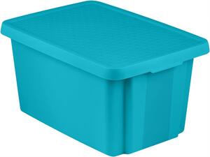 CURVER Tároló doboz fedeles 45 L kék