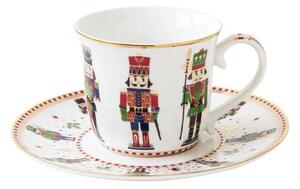 Diótörő karácsonyi porcelán teás csésze szett - 200ml - Nutcrackers