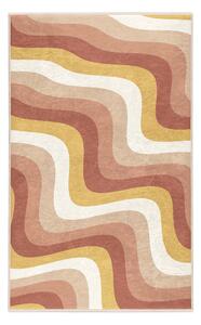 Okkersárga-törtrózsaszín mosható szőnyeg 60x100 cm Creamy Strawberry Swirl – Mila Home