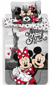 Disney Minnie és Mickey ágyneműhuzat New York 140x200cm 70x90cm