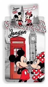 Disney Minnie egér és Mickey ágyneműhuzat London 140x200cm 70x90cm